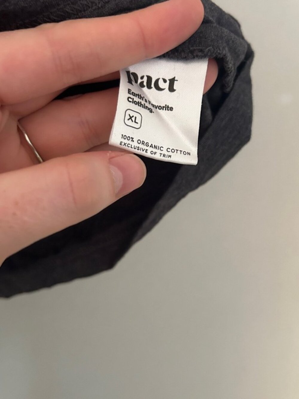 Pact grey t shirt size XL - Picture 4 of 4